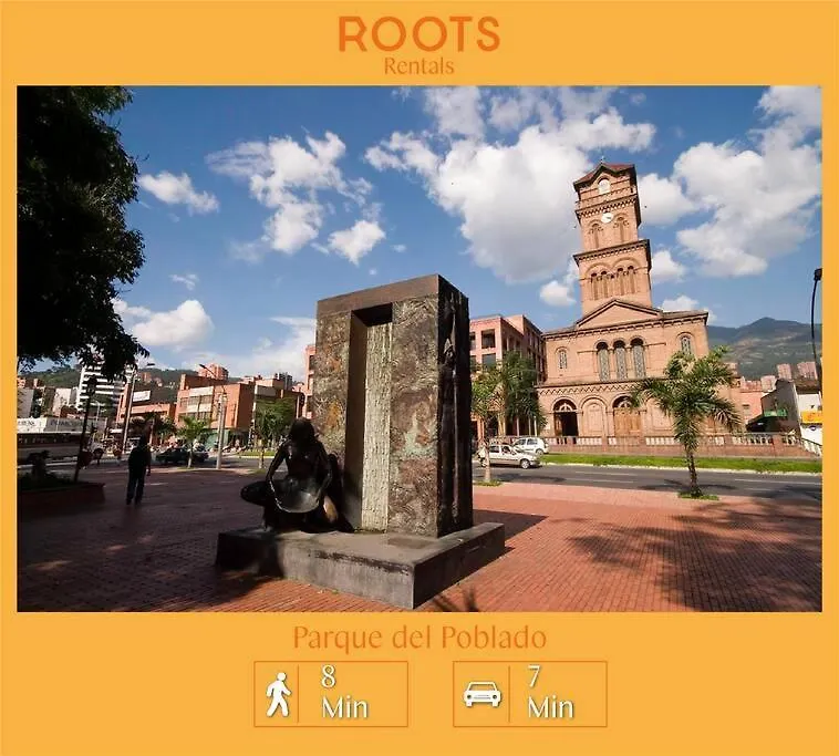 Aparta Estudio Cerca Al Parque Lleras M202 By Roots Rentals Medellin
