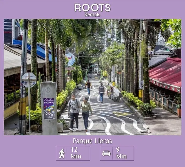 Aparta Estudio Cerca Al Parque Lleras M202 By Roots Rentals Medellín 0*,